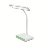 Calelin Stepless Dimming LED Desk Lamp for Reading & Study - 3 Color Temperatures (3000K-6000K), Rechargeable & Plug-in, Eye-Caring Soft Light, USB-C Charging, Large Capacity Battery