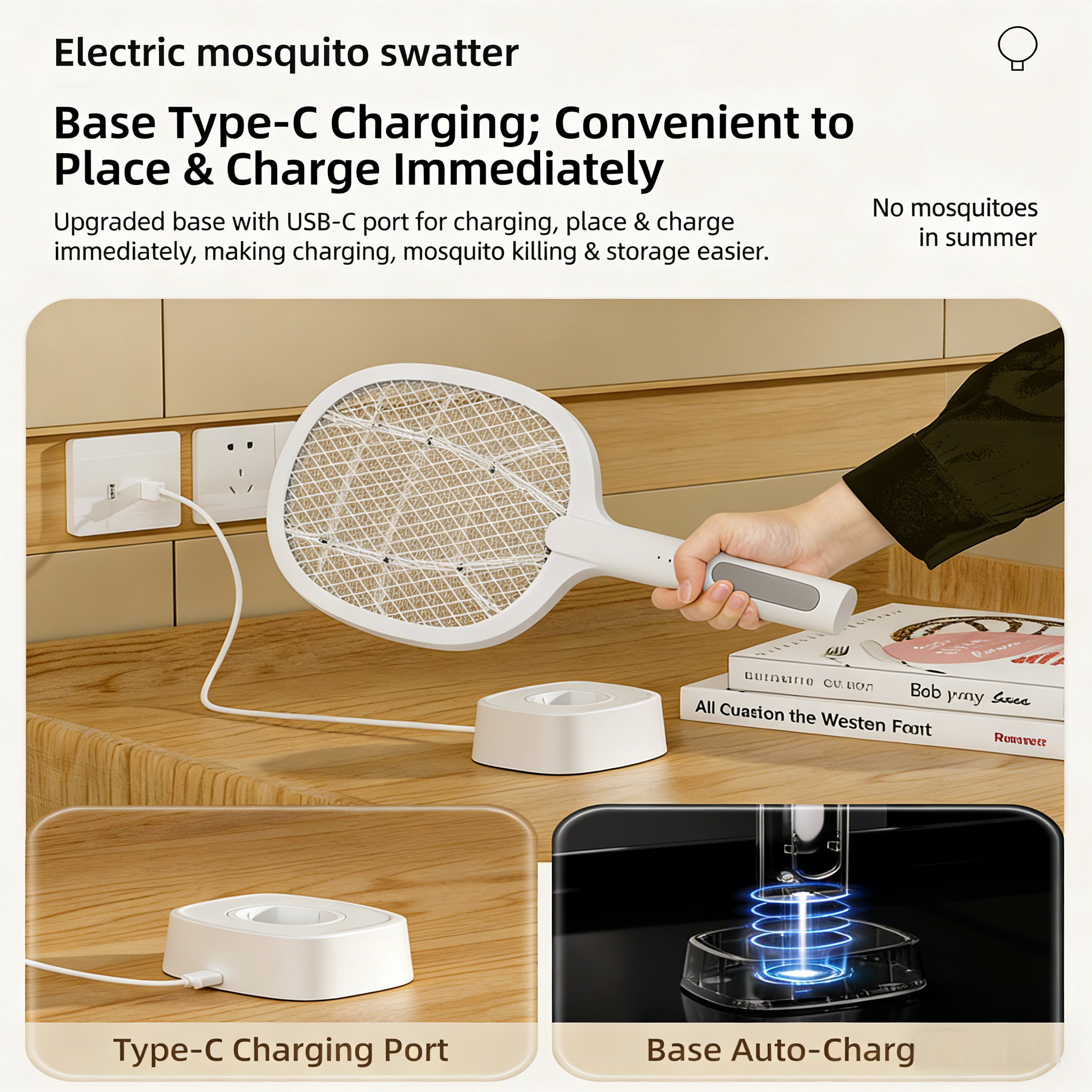 Calelin 15W Fast Charging 3-in-1 Wireless Charger for iPhone/Android - Universal Charging Station for Phone, AirPods & Smart Watch | Non-Slip & Compact Design