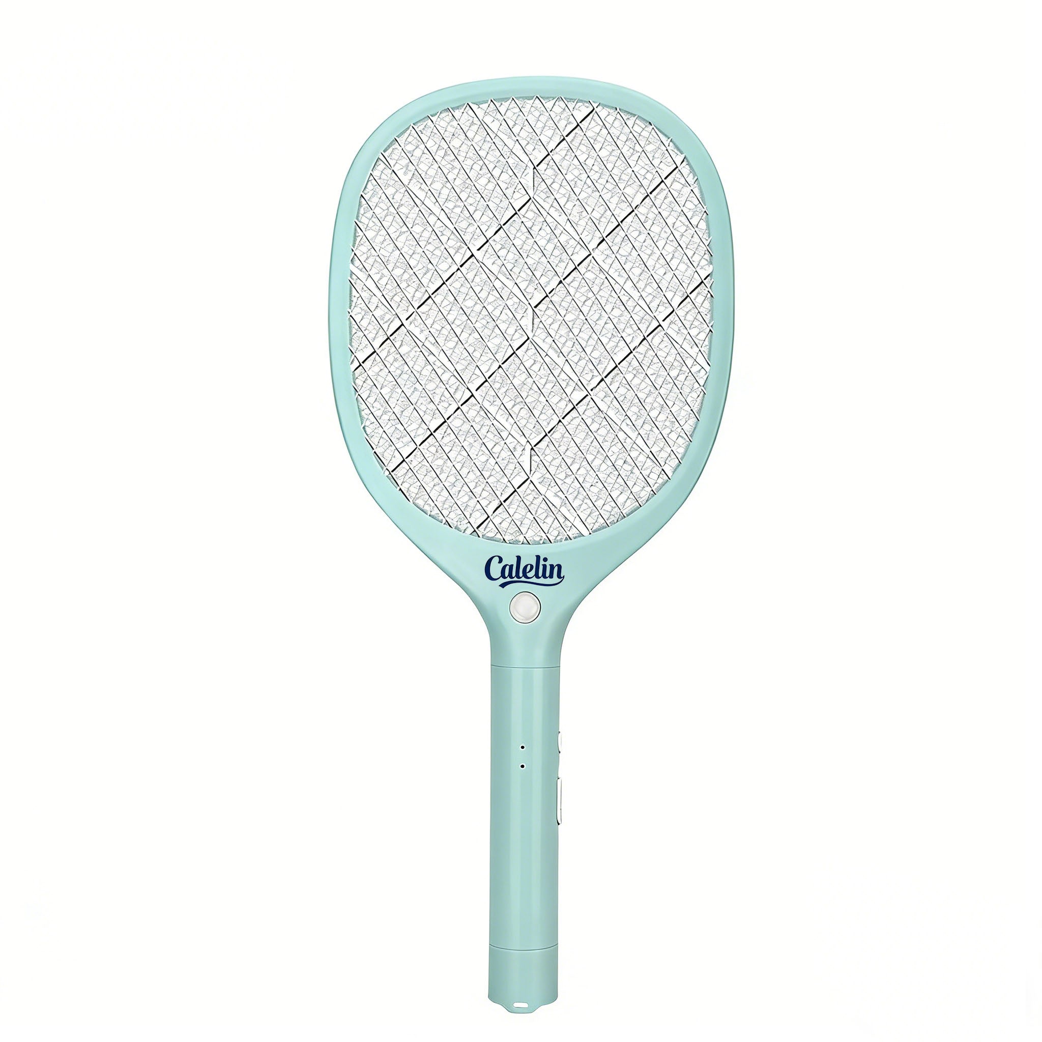 Calelin Electric Fly Swatter, 3000V Bug Zapper Racket with Flame-Retardant Material, Bright LED Light & Type-C Rechargeable, Safe Physical Mosquito Killer for Home Bedroom